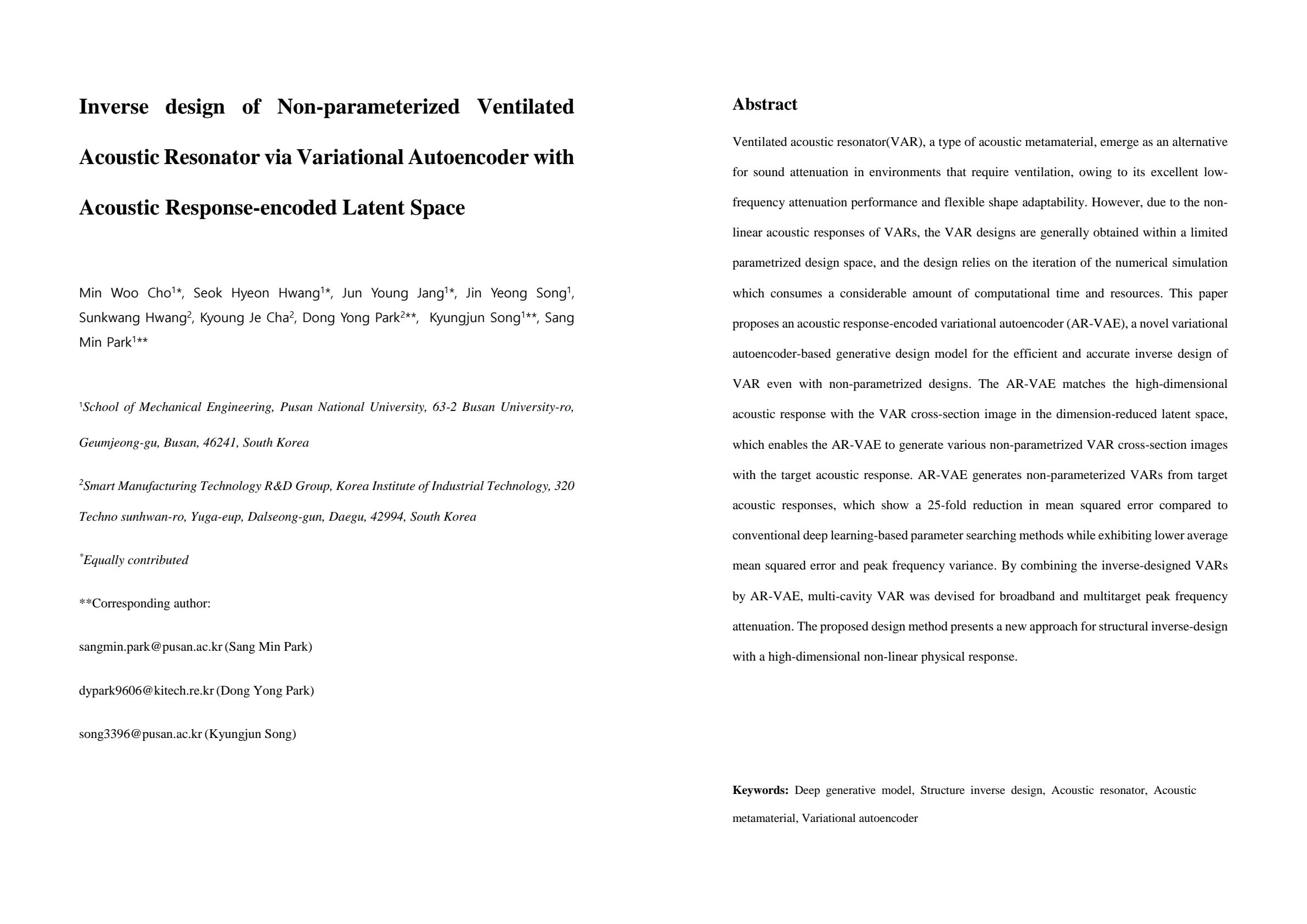Inverse design of Non-parameterized Ventilated Acoustic Resonator via ...