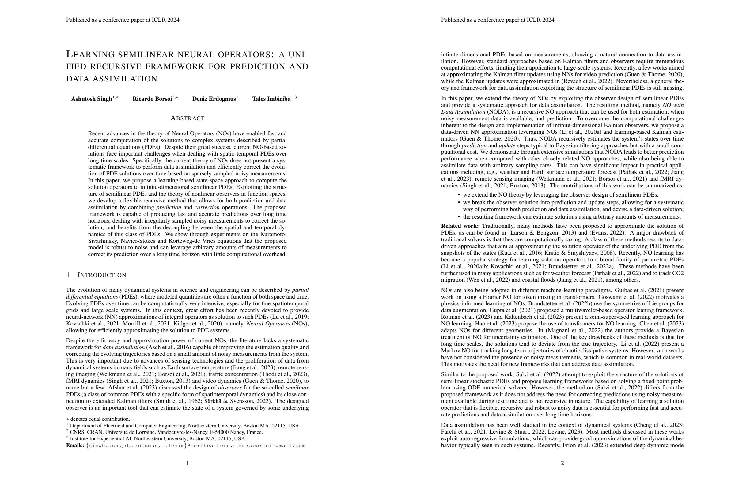 Learning semilinear neural operators a unified recursive framework for